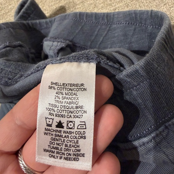 NIC+ZOE Cotton Blend Charcoal Joggers (Size 16)